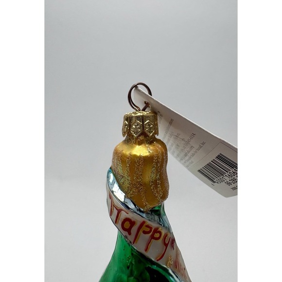 Christopher Radko Cheers Happy New Year 1999 Glass Christmas Ornament 99-285-0 - Picture 7 of 9